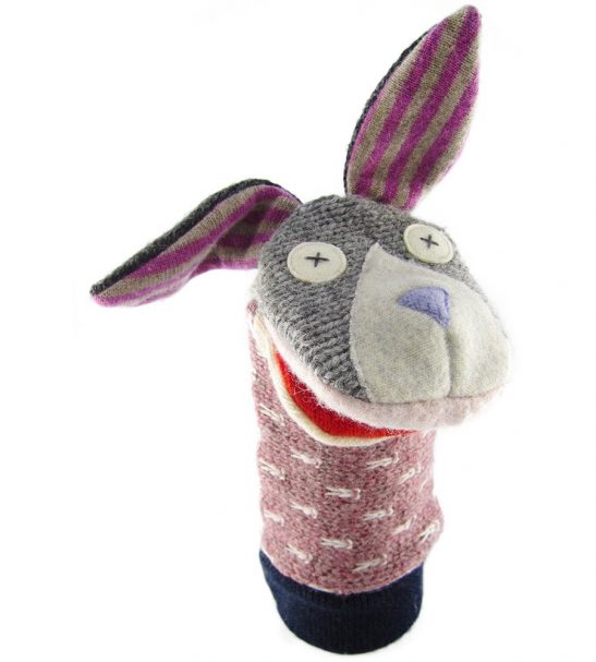 Cate and Levi Handmade Bunny Hand Puppet
