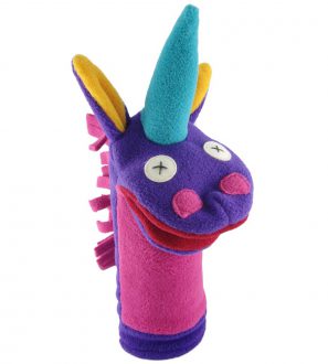 Cate and Levi Handmade Softy Magical Unicorn Hand Puppet